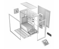 MODECOM Volcano Stellar Plus ARGB Midi 5F White - 1470736 - zdjęcie 6